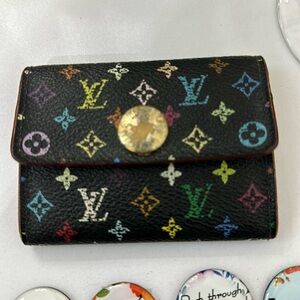 SOLD****Lv Multicolor Card Case
